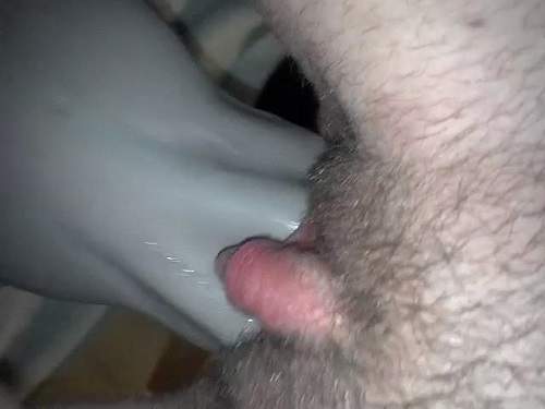 Hairy teen with huge clit pussy