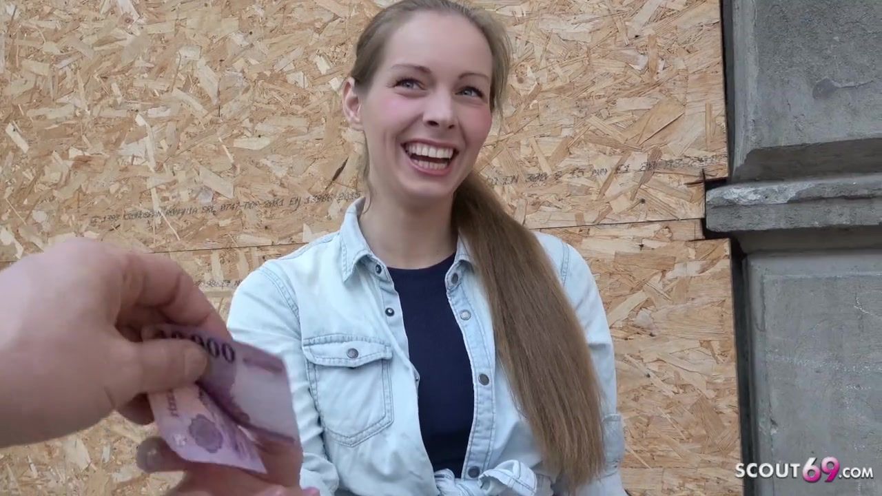 GERMAN SCOUT - TEEN TALK INTO ANAL BY BIG DICK AGENT AT STREET CASTING.