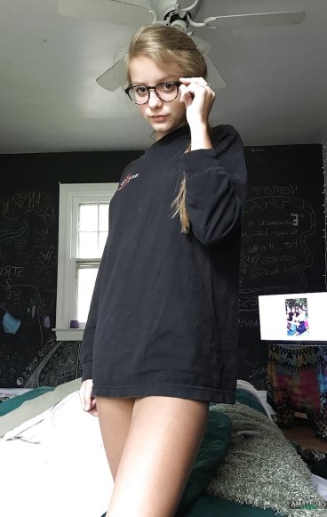 Dallas reccomend redhead teen getting sexiest nerdy glasses