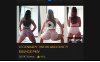 Legendary twerk booty bounce