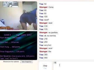 Teenager Pilloow Humping on Omegle Game.