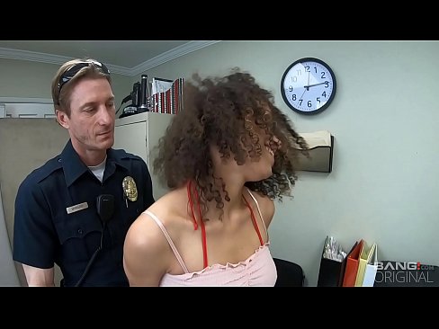Handcuffed fucked sexy police