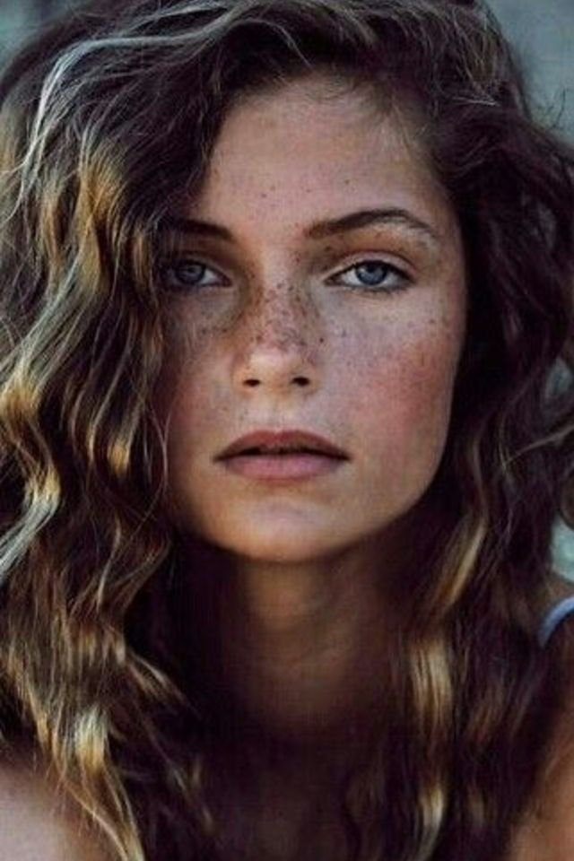 Young teen with freckles
