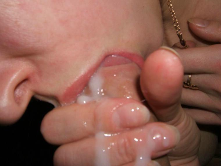 best of Mouth slobbery blowjob close-up with