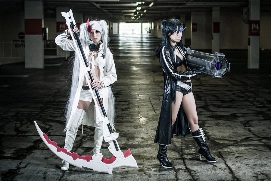 White rock shooter cosplay
