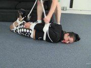 Thunder recomended ball army gagged struggling floor girl