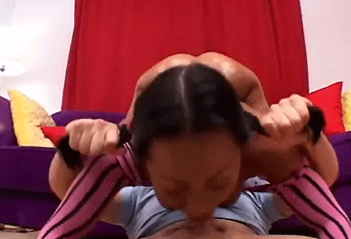 best of Fucked pigtailed face gets throat