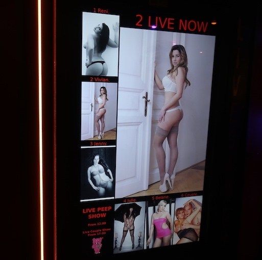 amature wife peep show booth