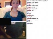 best of Scared omegle and girl