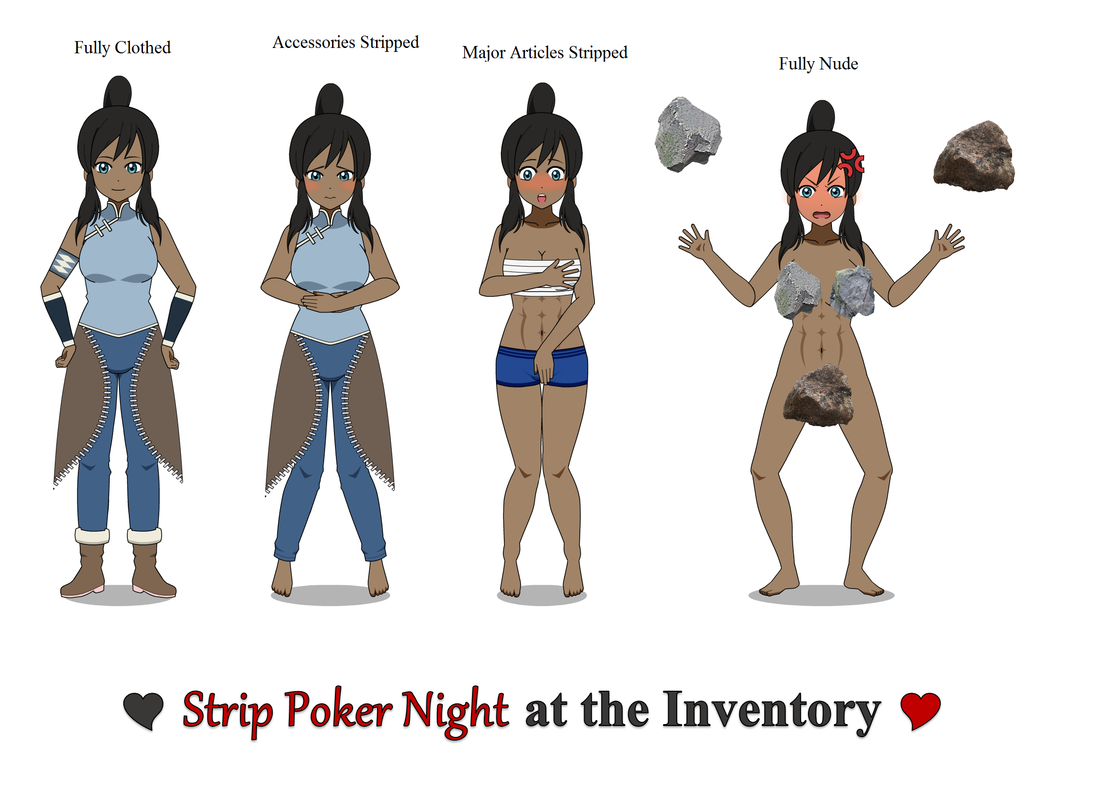 Strip poker the inventory