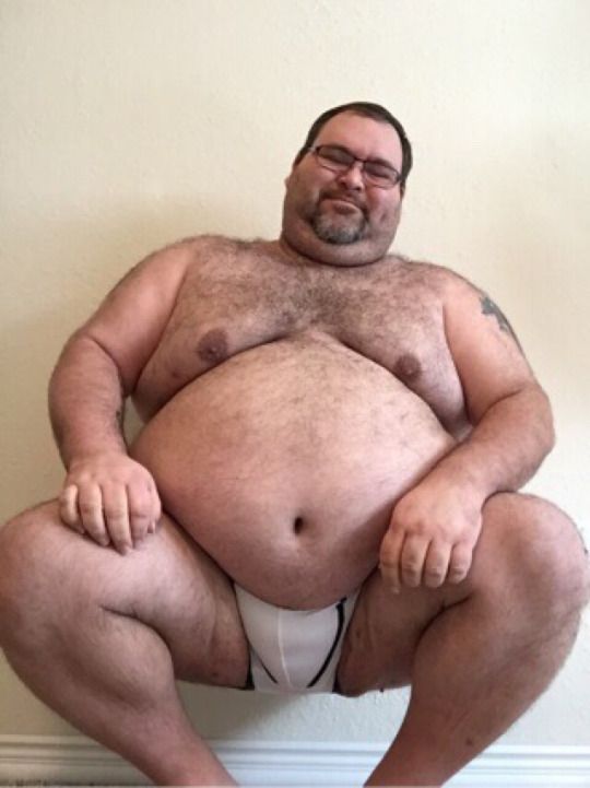 Fat bear naked