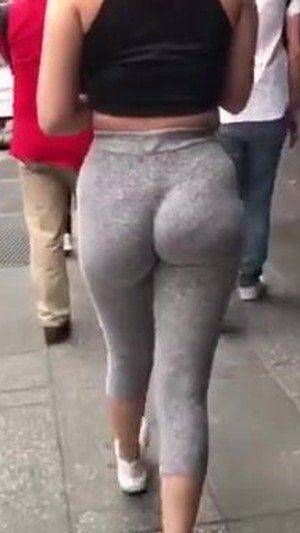 Buster reccomend ass perfect with leggings real candid