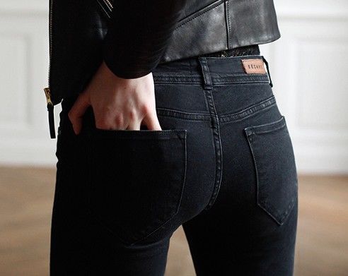 best of Jeans tight black