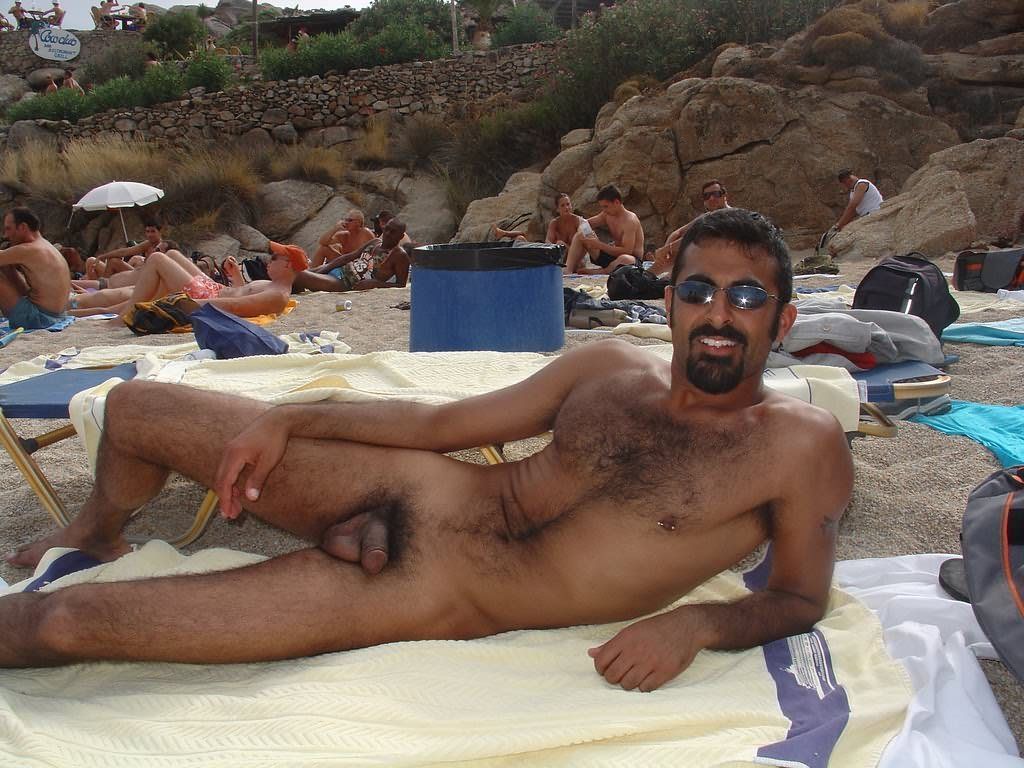 best of On beach Fat man nude