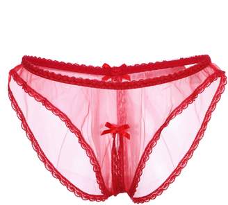 Platinum reccomend Red crotch bikini bottom