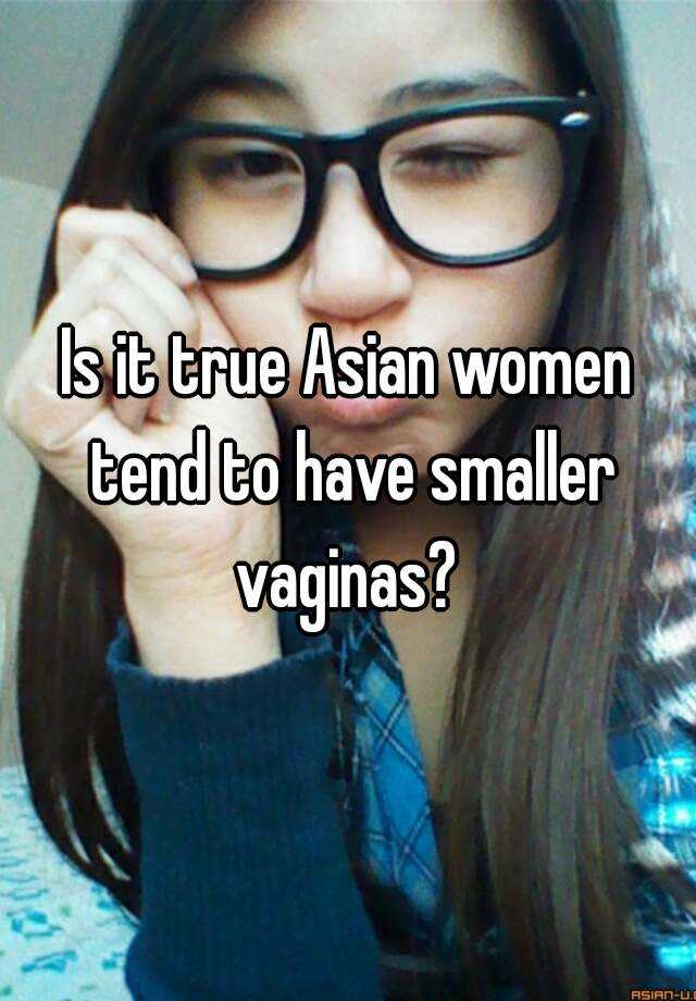 best of Have smaller asians pussies Do