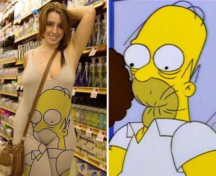 Homers face on pussy