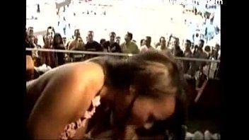 Couple fucking in sports stand video