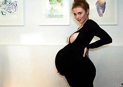 Huge pregnant fuck